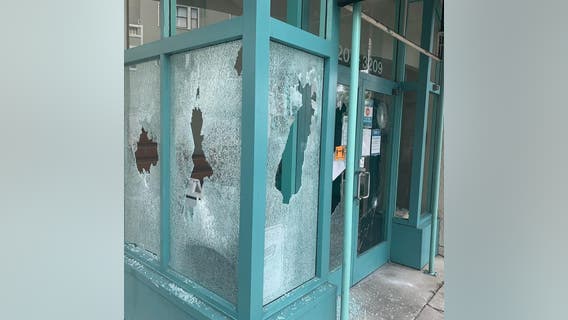 Vandal smashes windows of Oakland LBTQ center