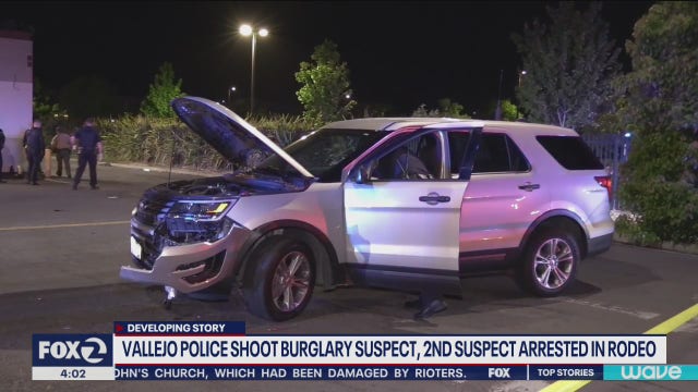 Vallejo Police shoot a looting suspect; investigate several overnight burglaries