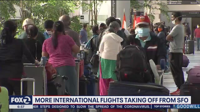 International flights at SFO are slowly returning after pandemic suspensions