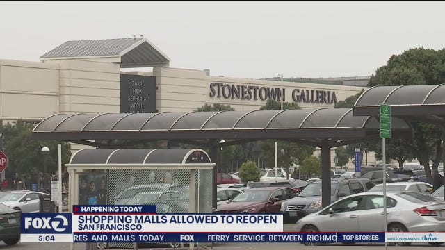 Indoor malls reopen in San Francisco