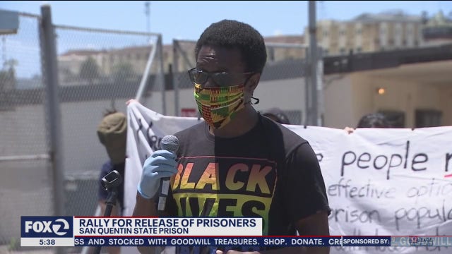 'Free them all:' Rally held outside San Quentin urging prisoner release
