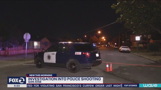 San Jose police shoot suspect after curfew begins