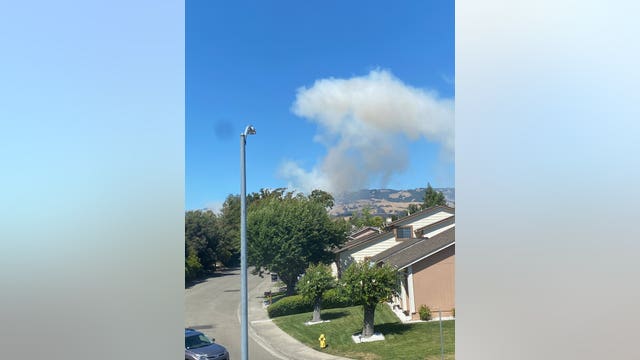 Grass fire reported in Petaluma