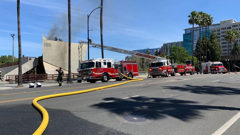 Traffic Rerouted As Crews Battle Commercial Structure Fire In San Jose ...