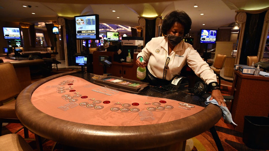 Nevada Casinos Reopen For Business After Closure For Coronavirus Pandemic