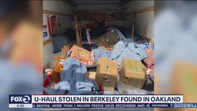 Stolen U-Haul with family memorabilia found in Oakland