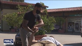 Massage therapy moves outdoors, another pandemic adaptation