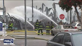 Firefighters put San Francisco’s auxiliary water system into use during Tuesday inferno