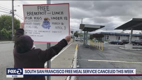 South San Francisco free meal service canceled after COVID-19 exposure
