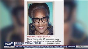 Missing Hayward woman found safe, sitting outside restaurant