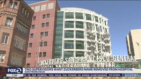 Calls grow to remove Zuckerberg name from San Francisco General Hospital