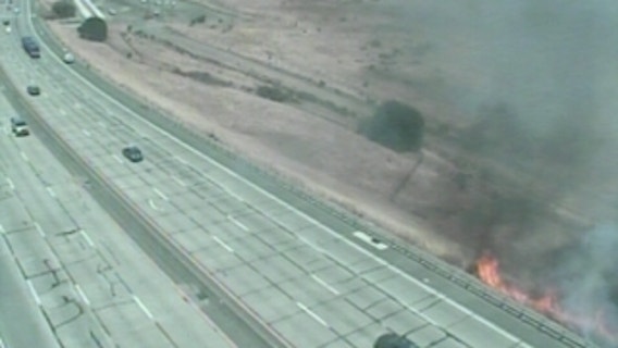 Fire shuts down southbound I-680 near Benicia Bridge