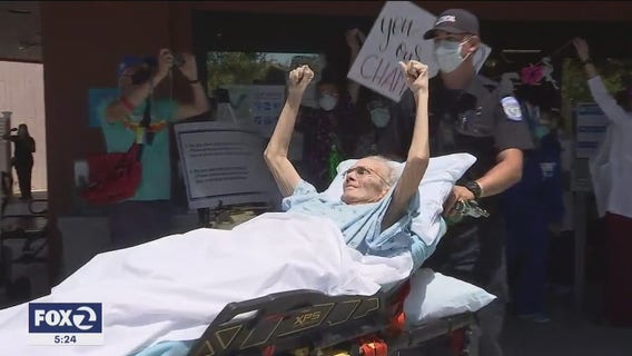 Triathlete released from hospital following lengthy COVID-19 battle