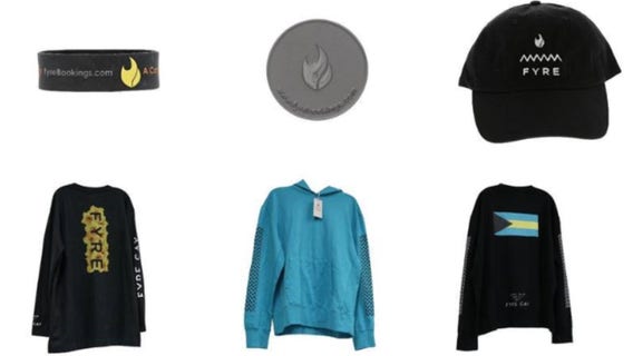 US Marshals put Fyre Festival merchandise up for auction