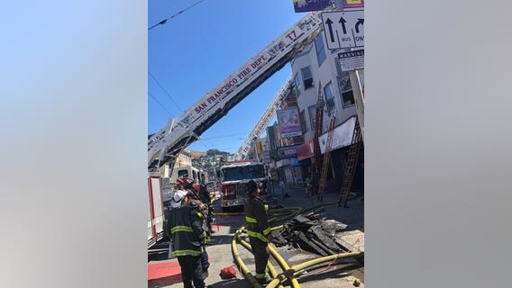 Fire displaces 15 people in San Francisco's Mission District