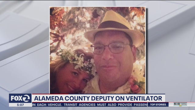 Alameda County sheriff's deputy with coronavirus is fighting for his life