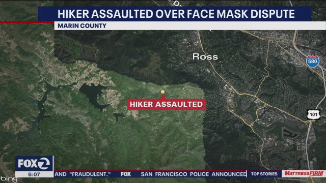 California hiker assaulted after he says he asked jogger to put on a mask