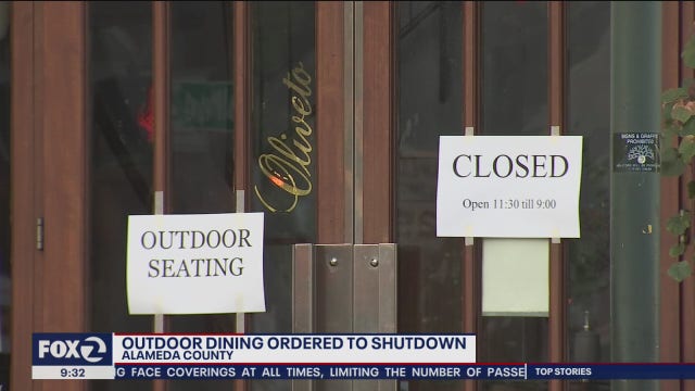 Four cities won't suspend outdoor dining despite Alameda County's health order, for now