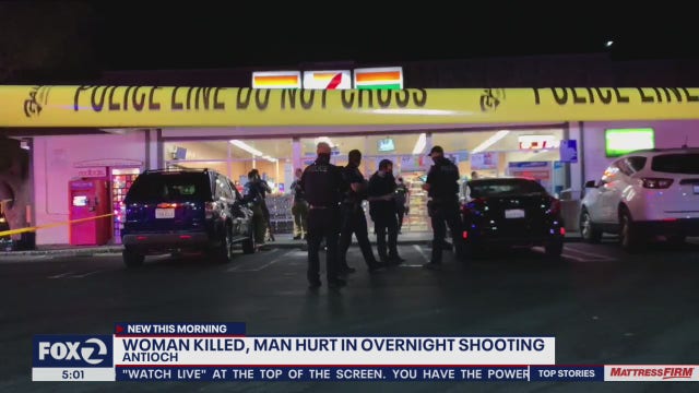 Woman killed, man injured in double Antioch shooting