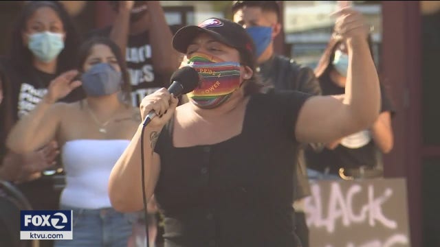 Protesters rally outside Marin County Jail, demand sheriff stop cooperating with ICE