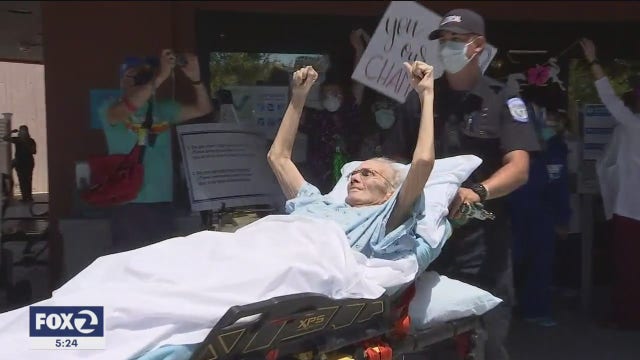 Triathlete released from hospital following lengthy COVID-19 battle