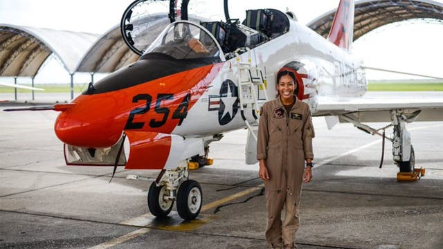 US Navy welcomes 1st Black female Tactical Aircraft pilot
