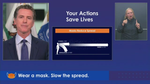 California PSA: 'Wear a mask, slow the spread' ahead of July 4