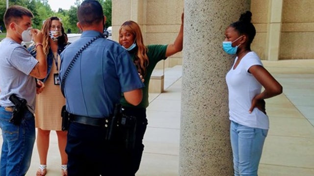 $100K raised for out-of-work mom who gave lottery winnings to cop shot in the line of duty