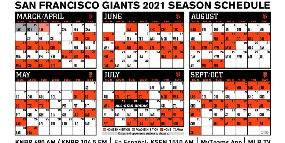 SFGiants Announce Tentative 2022 Regular Season Schedule, by San Francisco  Giants