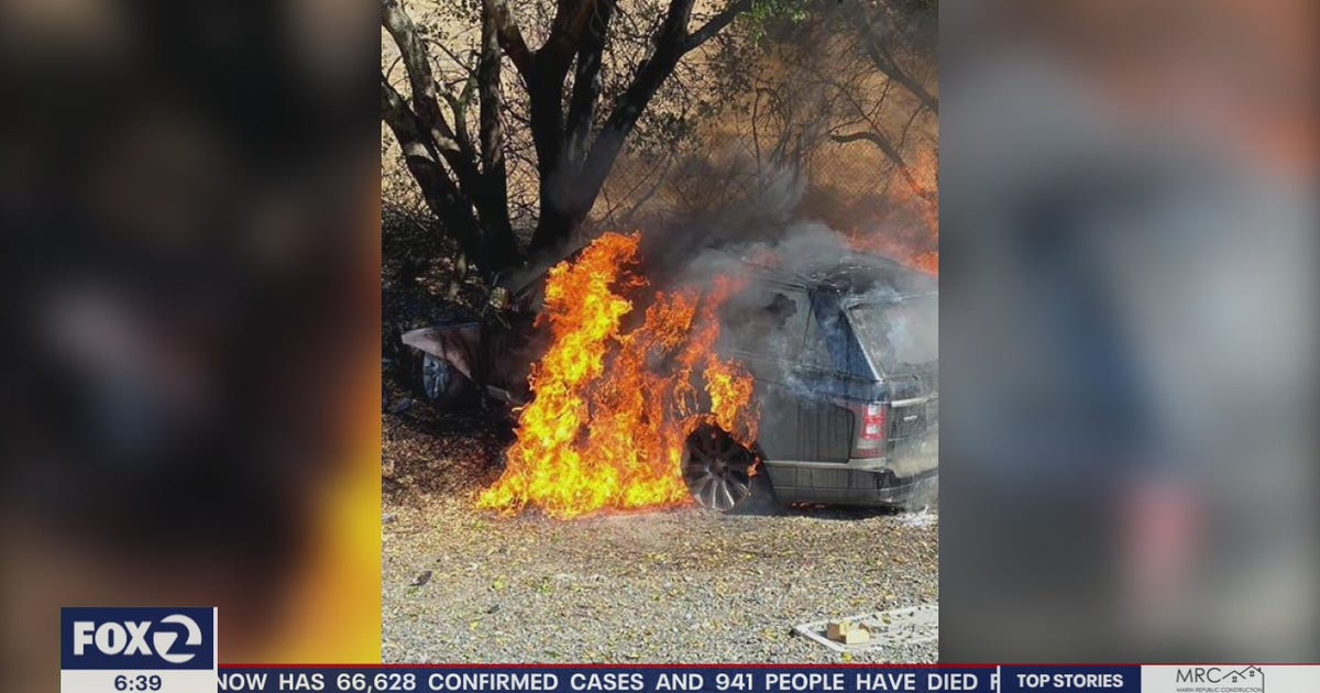 CHP officer rescues driver from burning car in Orinda | KTVU FOX 2