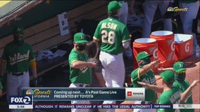 Oakland A's coach apologizes after he makes gesture that looks like Nazi salute