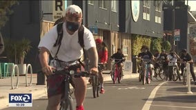 San Francisco man leads bike rides while also supporting small businesses