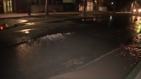 Water main breaks leave 300 EBMUD customers without service overnight