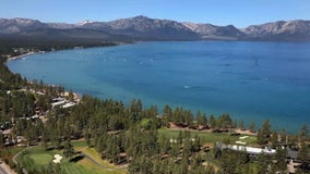 Recent storm brings Lake Tahoe back above its natural rim