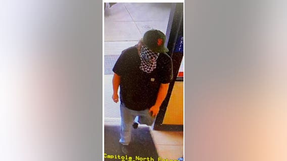 Sheriff's department releases photos of man suspected of stealing firefighter's wallet