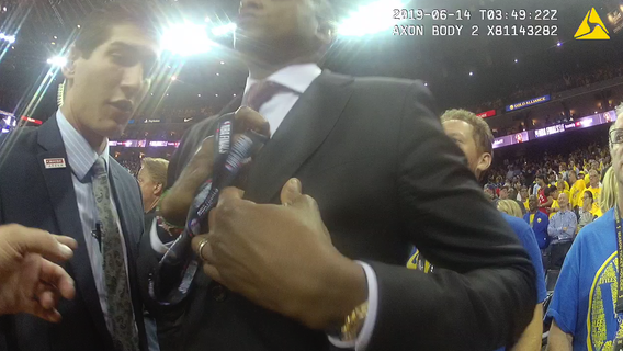 Sheriff's deputy wants to see Toronto Raptors president's credential; access hampered by pandemic