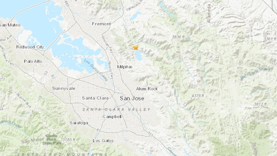 Magnitude 3.3 earthquake strikes near Milpitas