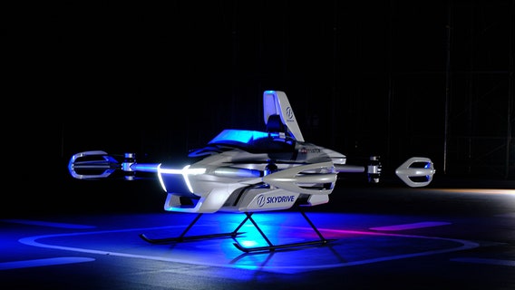 Japan's 'flying car' gets off ground, with a person aboard