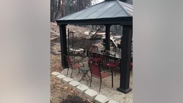 'Nothing left': Vacaville man surveys damage after LNU Complex Fire tears through his home