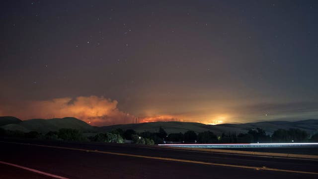 SCU Lightning Complex is now California's largest wildfire