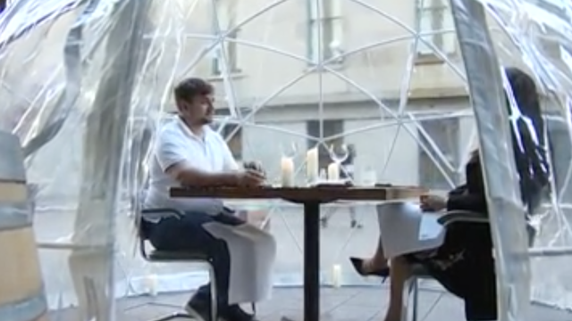 San Francisco sushi restaurant debuts outdoor dining domes