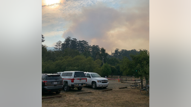 Fire officials have 'assumed command' of Woodward Fire at Point Reyes National Seashore
