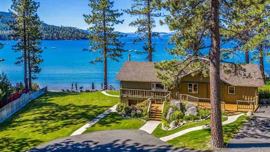 Lake Tahoe cottage with private beach for sale for $20M