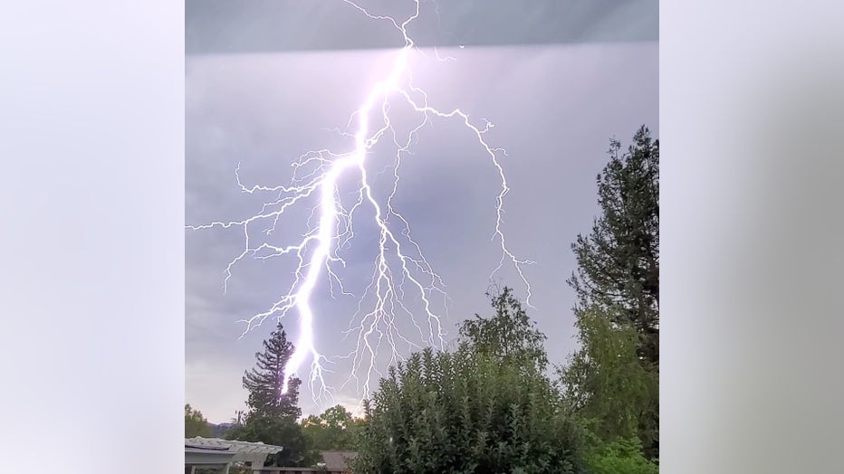 Lightning Storm over the South San Francisco Bay