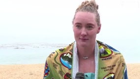 Pleasanton woman completes non-stop swim across Monterey Bay