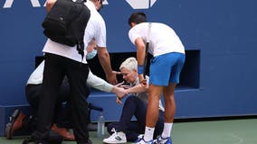 Novak Djokovic out of US Open after hitting line judge with ball