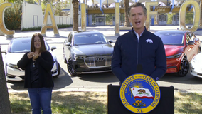 California governor signs executive order to ban gas-powered cars and trucks