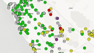 California Air Quality Map