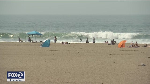 Heat wave sends people flocking to San Francisco beaches