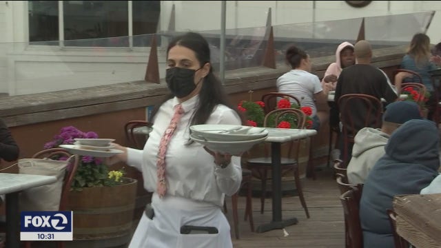 San Francisco's orange-tier status allows indoor dining with limits